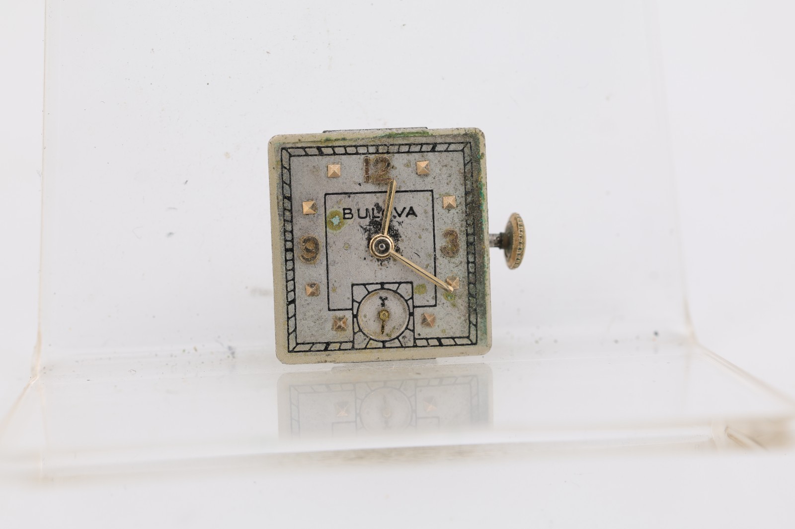 BULOVA cal. 8AC, 17j WRIST WATCH MOVEMENT, FOR REPAIR (M11)