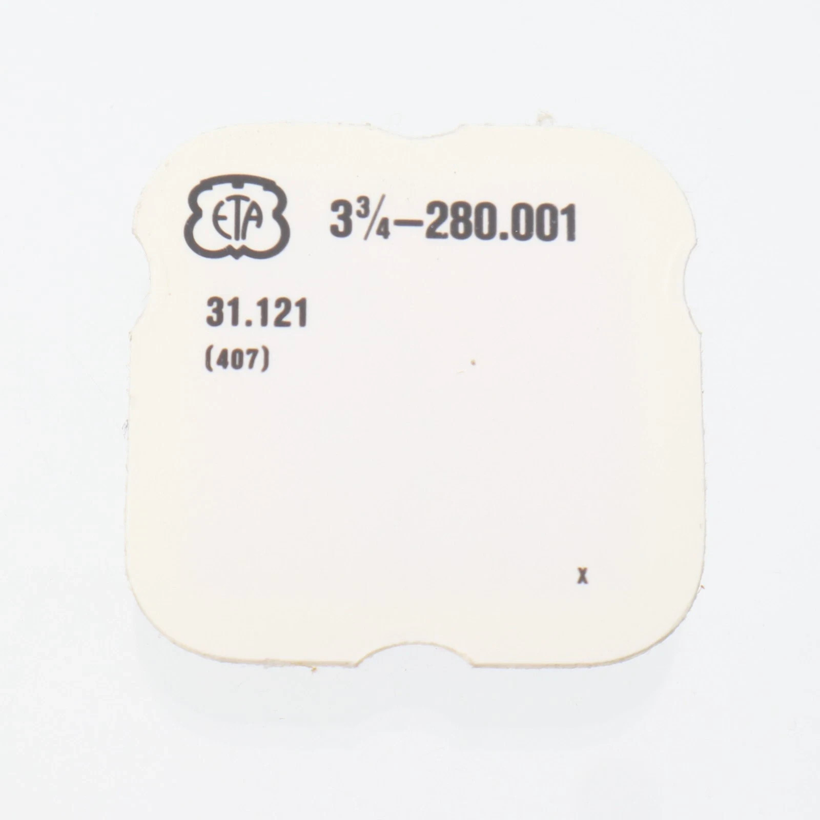 ETA 280.001, 280.002 Clutch Wheel Watch Part #407 31.121
