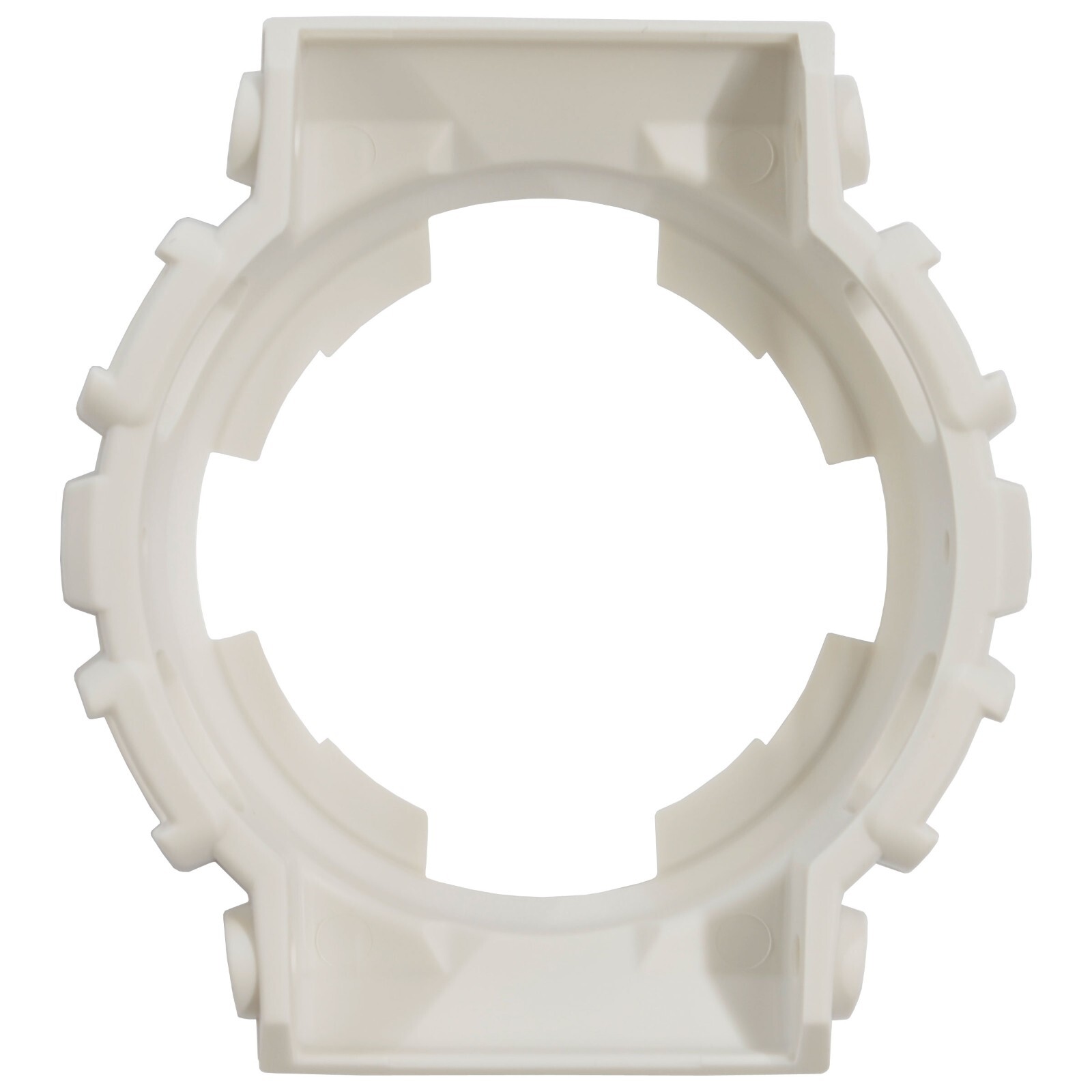 Genuine CASIO G-SHOCK Watch Band Bezel GA-100A-7A Glossy White Rubber Cover