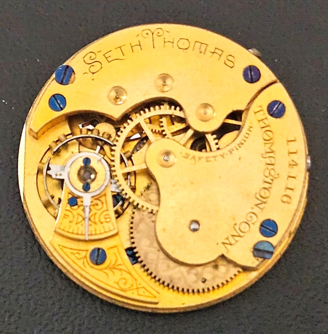 1893 SETH THOMAS GRADE 46 HUNTER 6s 7J USA WATCH MOVEMENT LOT.124