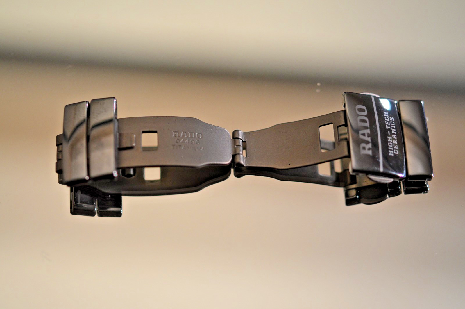 GENUINE RADO SINTRA 20MM CERAMIC COMPLETE FOLDING CLASP SILVER