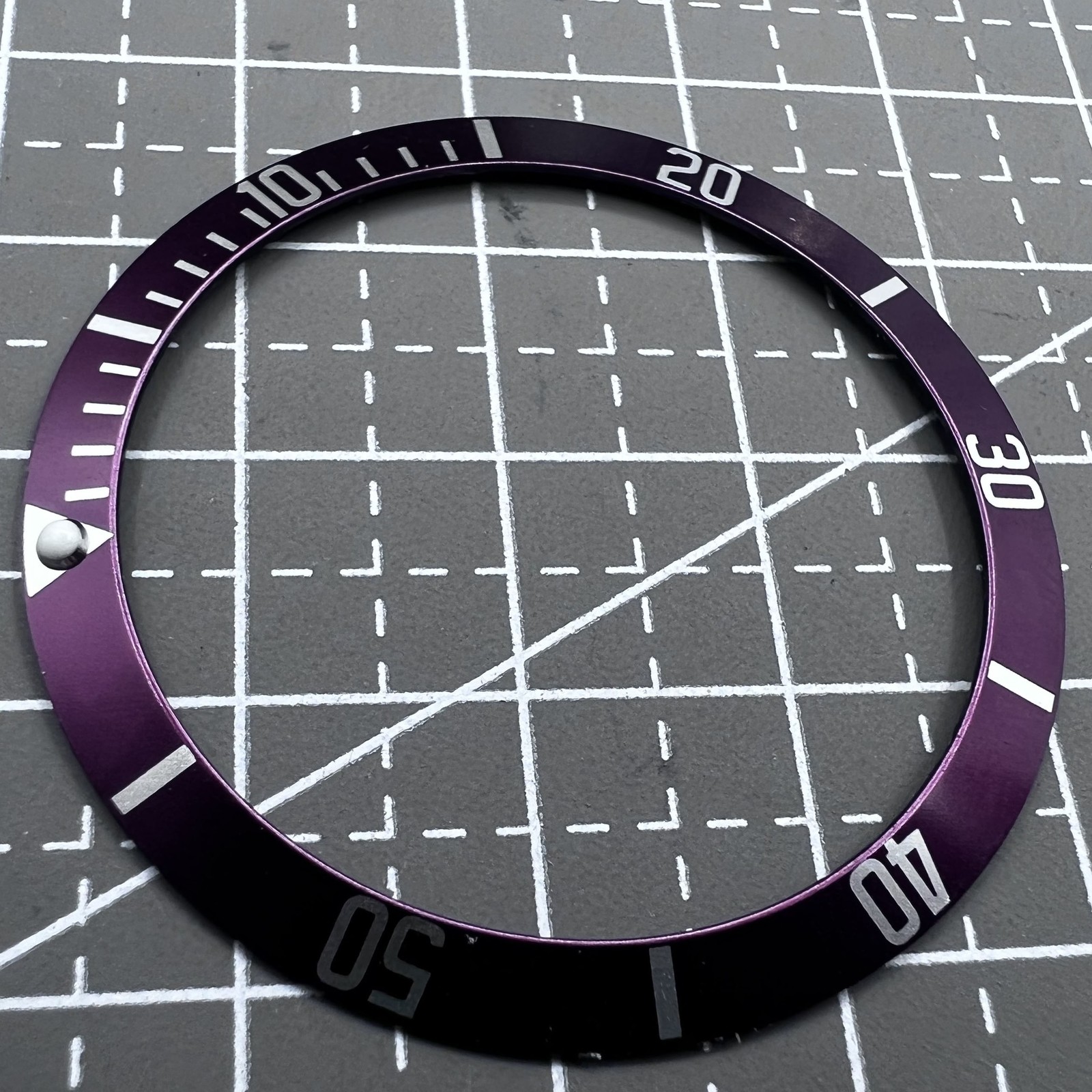 39.5mm Watch Bezel Insert Aluminium Diving Fit for Automatic SUB/GMT Watch