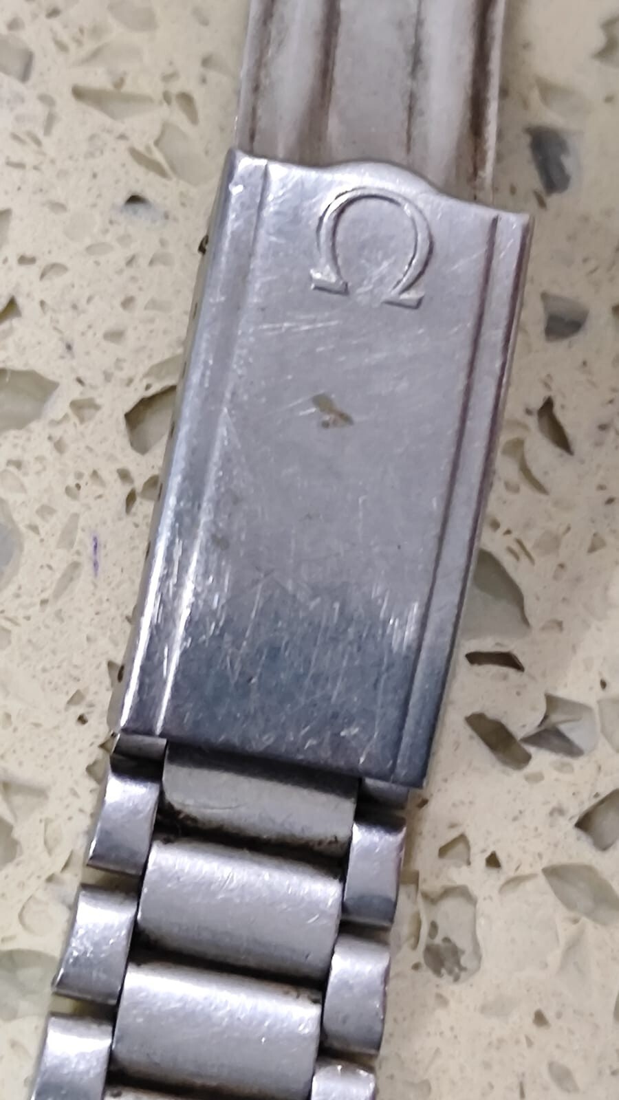 Omega Speedmaster Original Bracelet No.11 1125 Parts End Link Nr 699 20mm Used