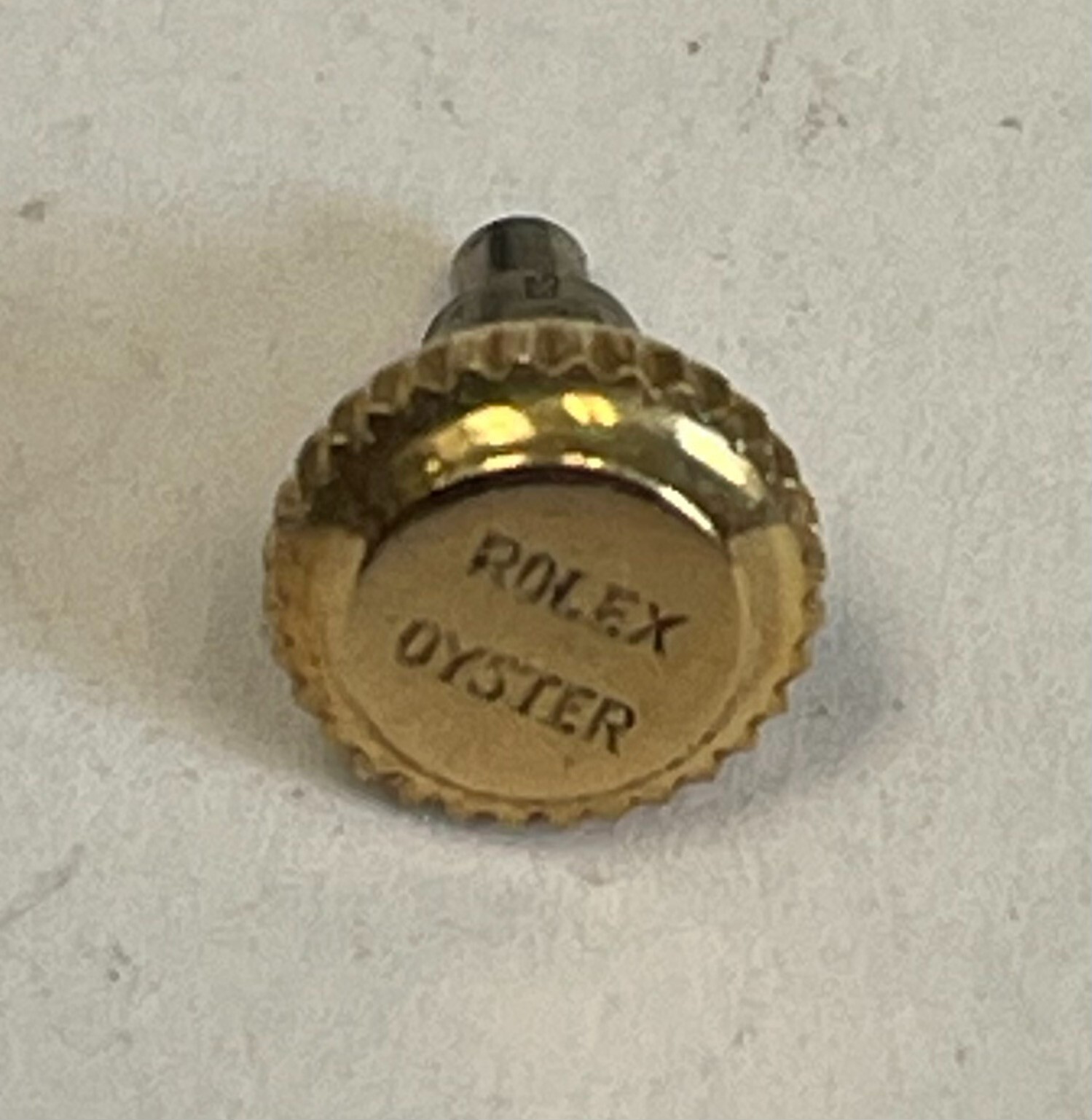 Genuine Rolex Vintage Oyster Yellow Gold 6.0mm Crown (8100-968Y)
