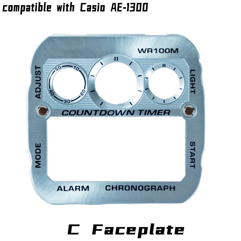 For Casio AE-1300 Faceplate Metal High Quality Sunray Real Scale Watch Dials
