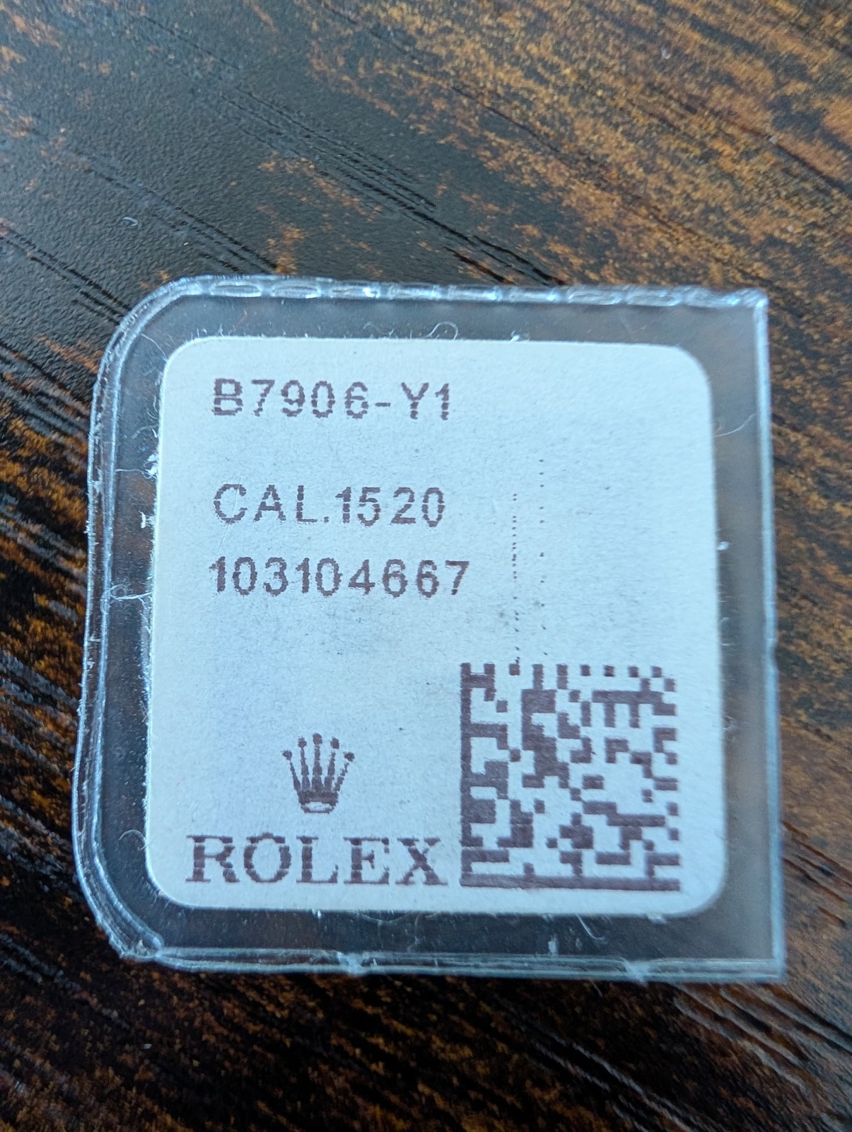 ROLEX-AXLE FOR OSCILLATING WEIGHT-FACTORY SEALED-CAL 1520 PART B7906-Y1
