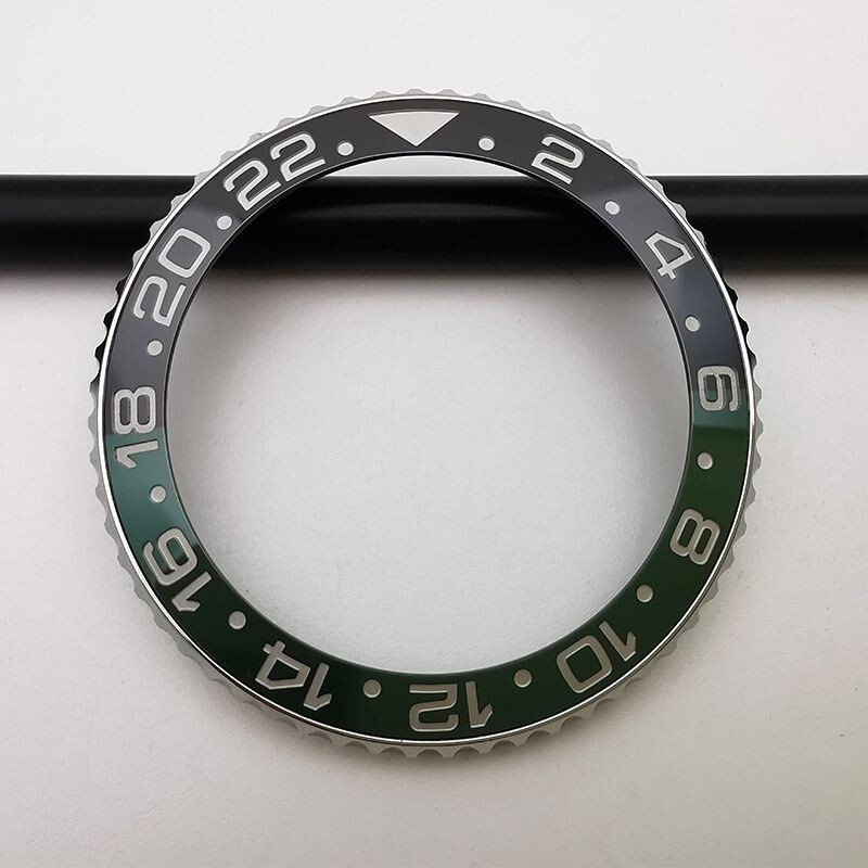 Custom Made Watch Bezel Insert Fits Rolex GMT Master II Sprite 126720VTNR
