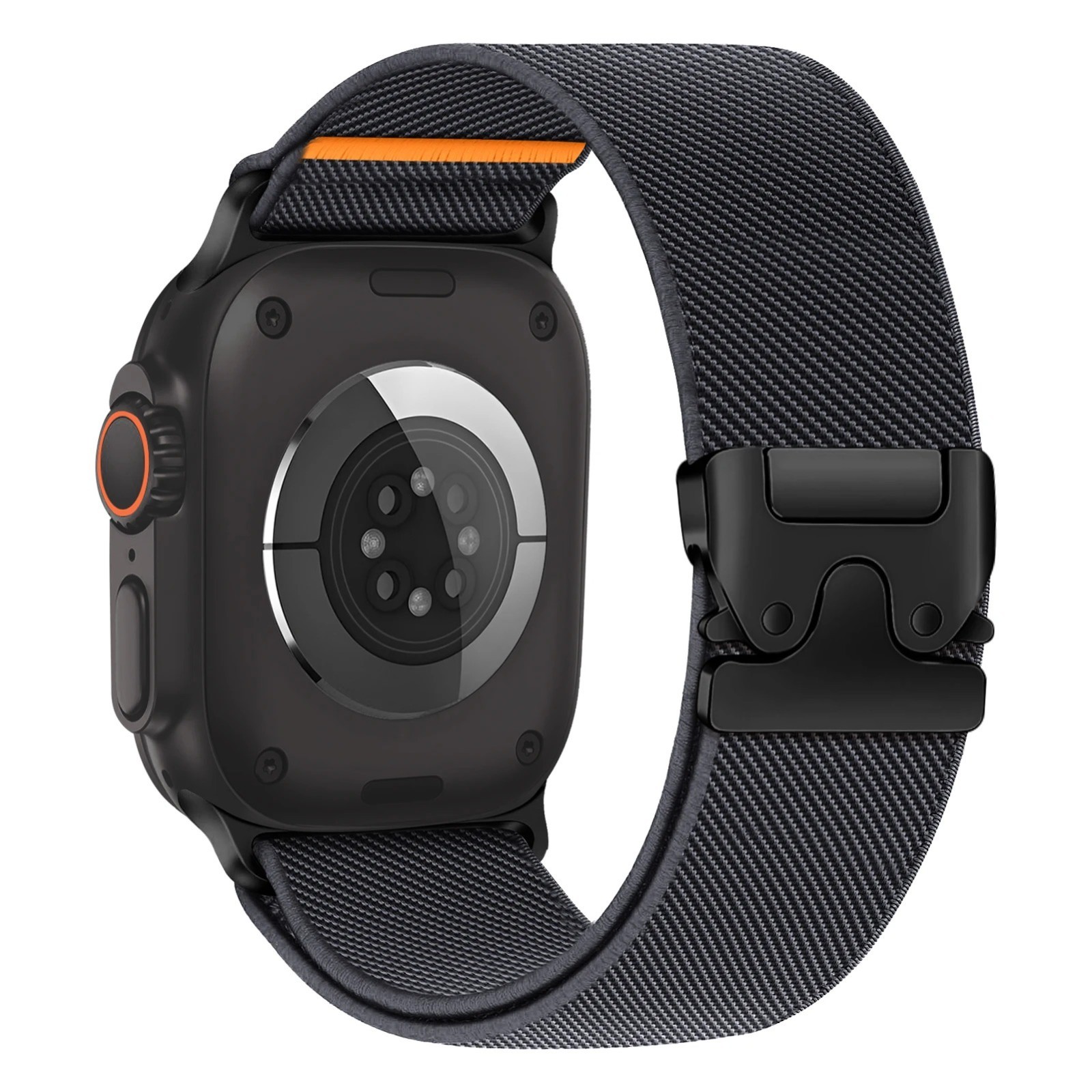 Nylon Strap For Apple Watch Ultra 2 Band 49mm Elastic Bracelet iWatch 10-1 SE