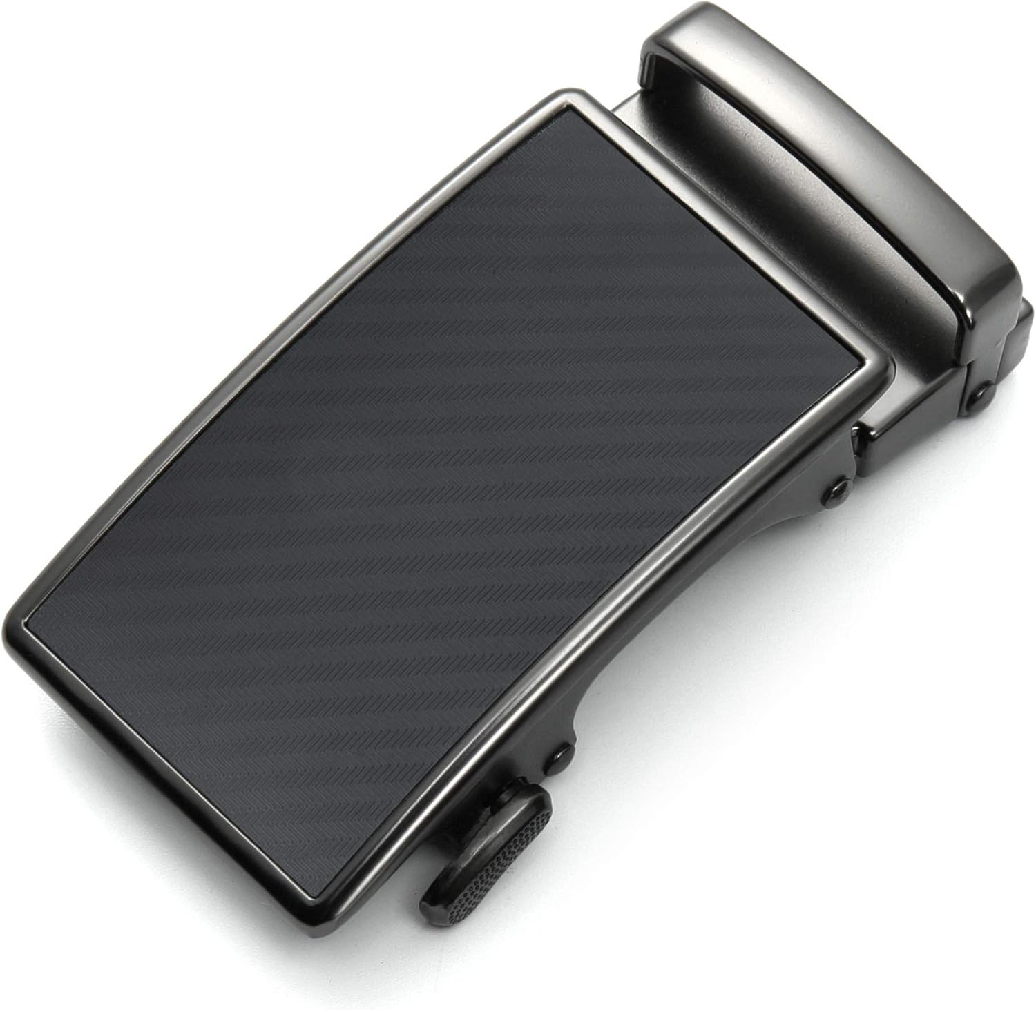 40mm Ratchet Belt Buckle Only for 1 3/8 Slide Belt Strap, Automatic Click Buckle