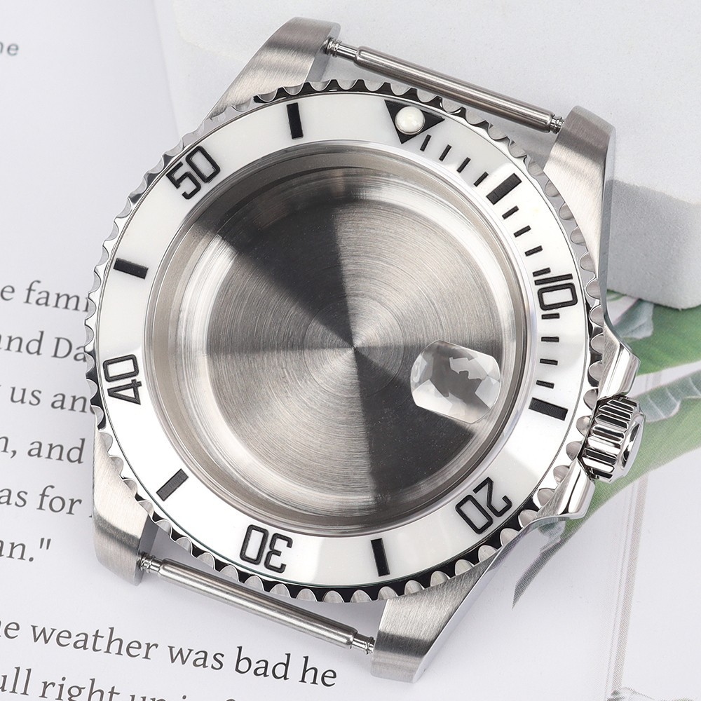 Sapphire Crystal NH35 Watch Case 40mm Steel For NH35 NH34 NH36 NH38 28.5mm Dial