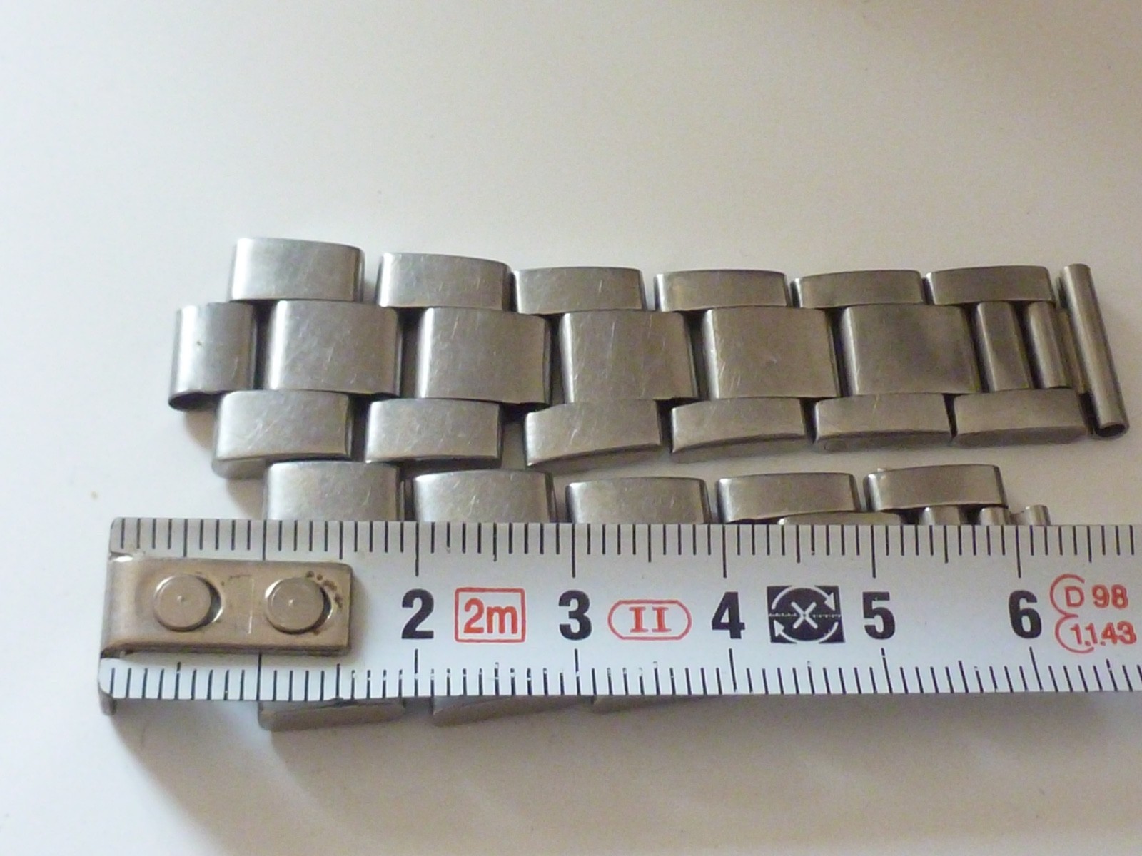2 Half ORIGINAL Rolex Steel Bracelet 78350 19MM length Oyster without ends –