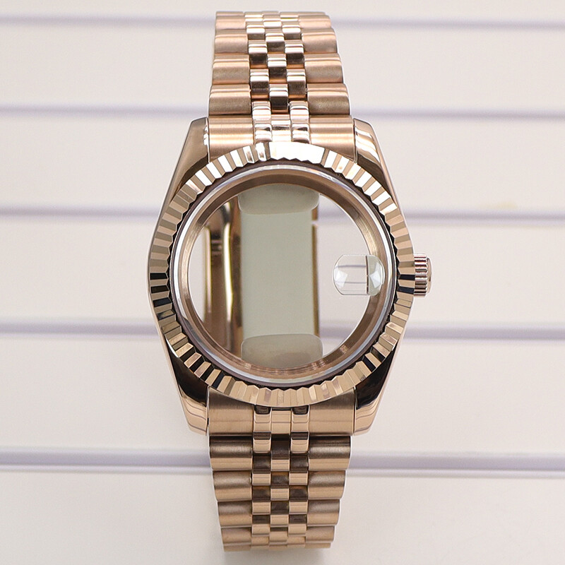 36mm/40mm nh35 Watch Case 5-link Bracelet For Seiko nh36 nh38 nh38 4R36/8215