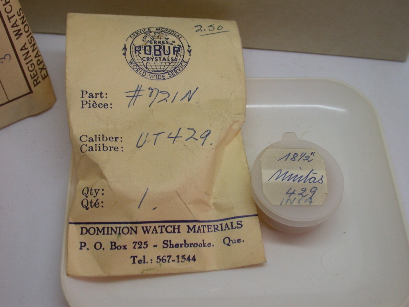 WATCHMAKERS – UT POCKET WATCH PARTS – VINTAGE – 27MR2