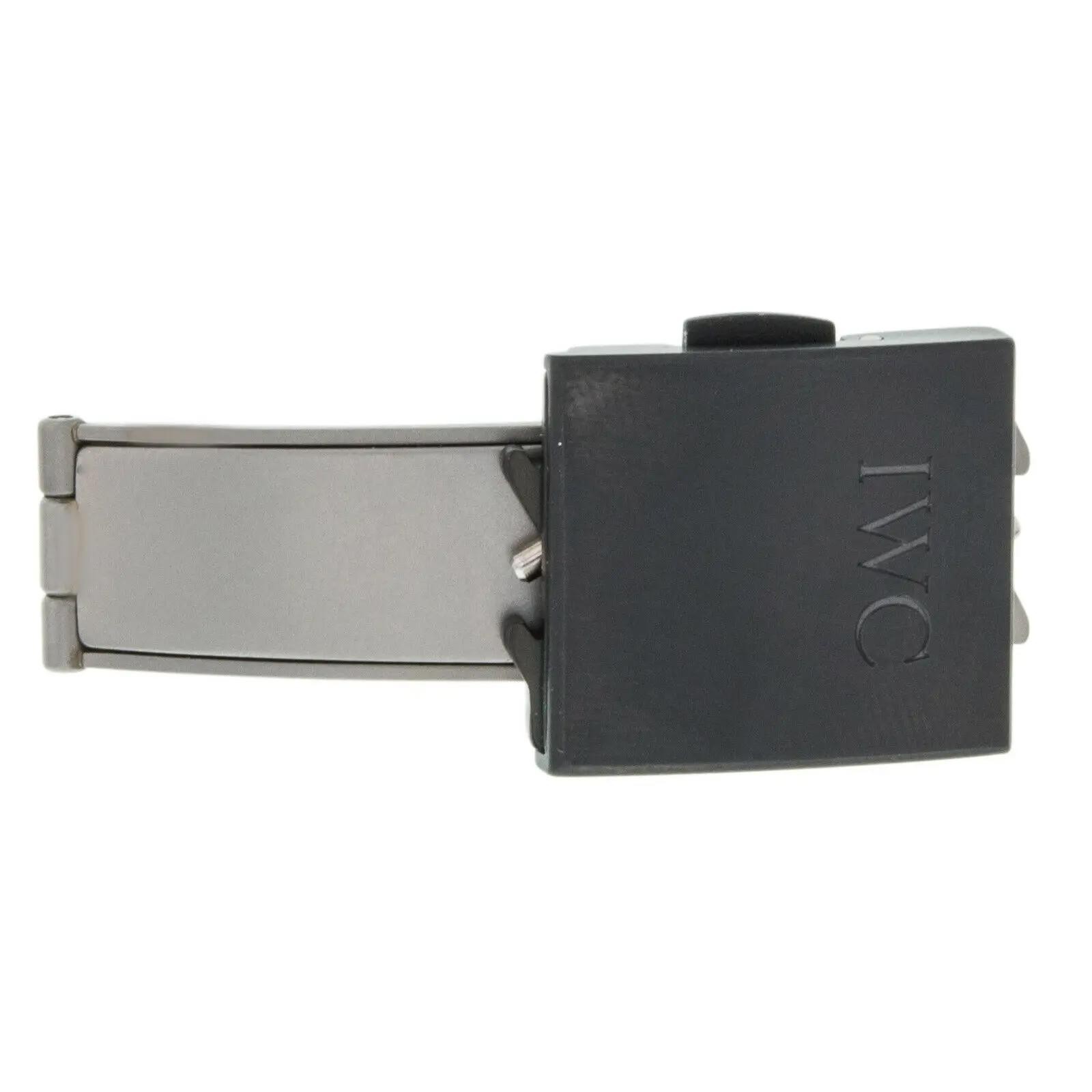 IWC Verschluss Stainless Steel Titanium Black 14 mm Mens Watch Part Clasp Buckle