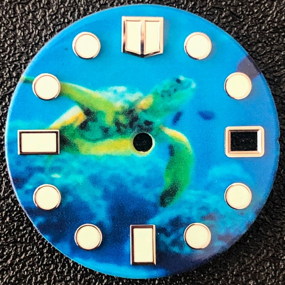 28.5mm Color Arts Luminous Watch Dial for NH35/36
