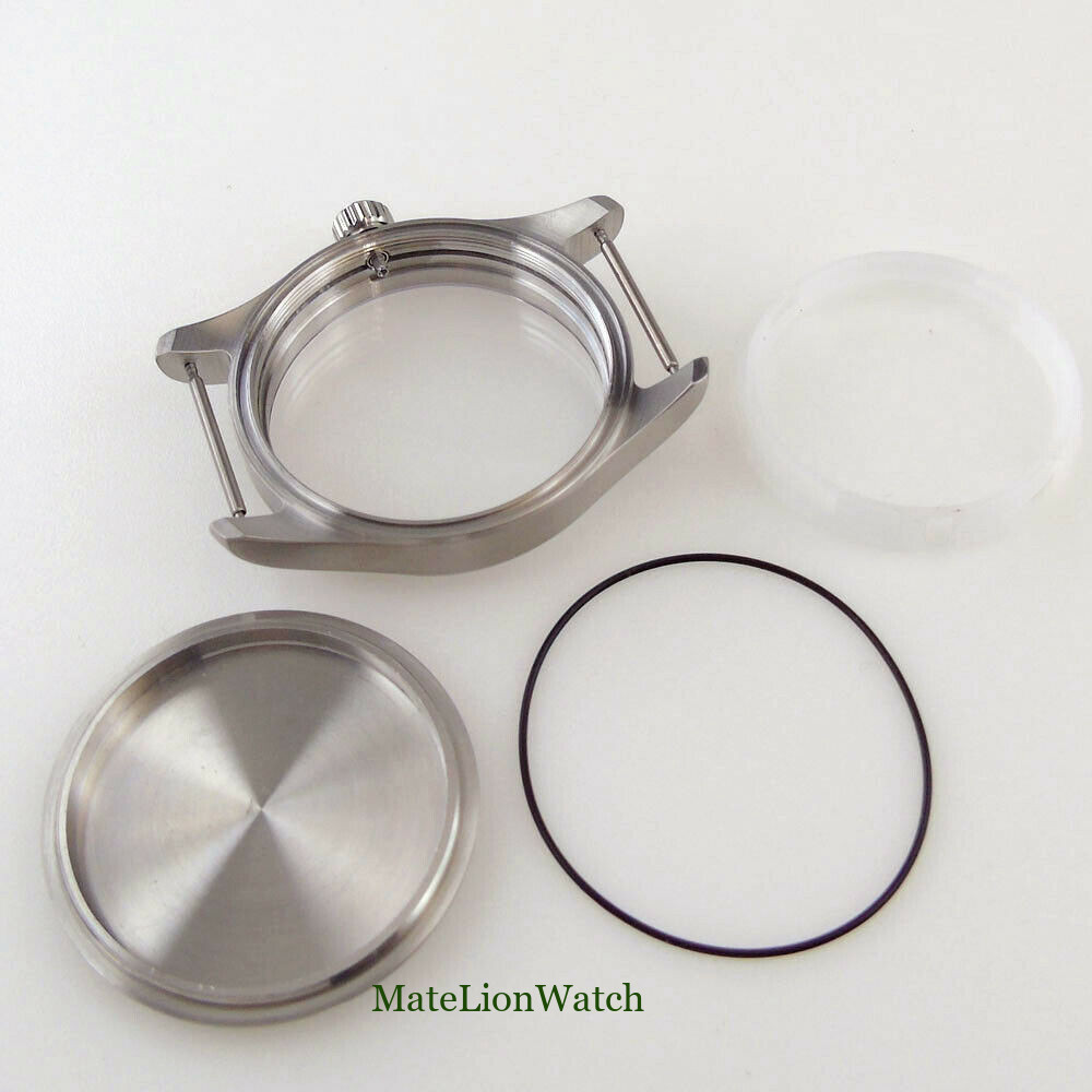 39mm Sapphire Watch Case Fit For NH35/NH36 Movement 200M Waterproof Steel/Bronze