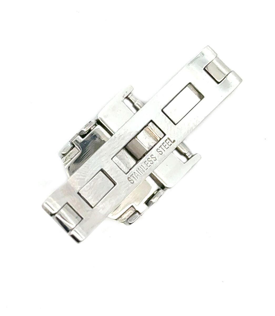 12mm Technomarine Silver Tone Stainless Steel Buckle Clasp