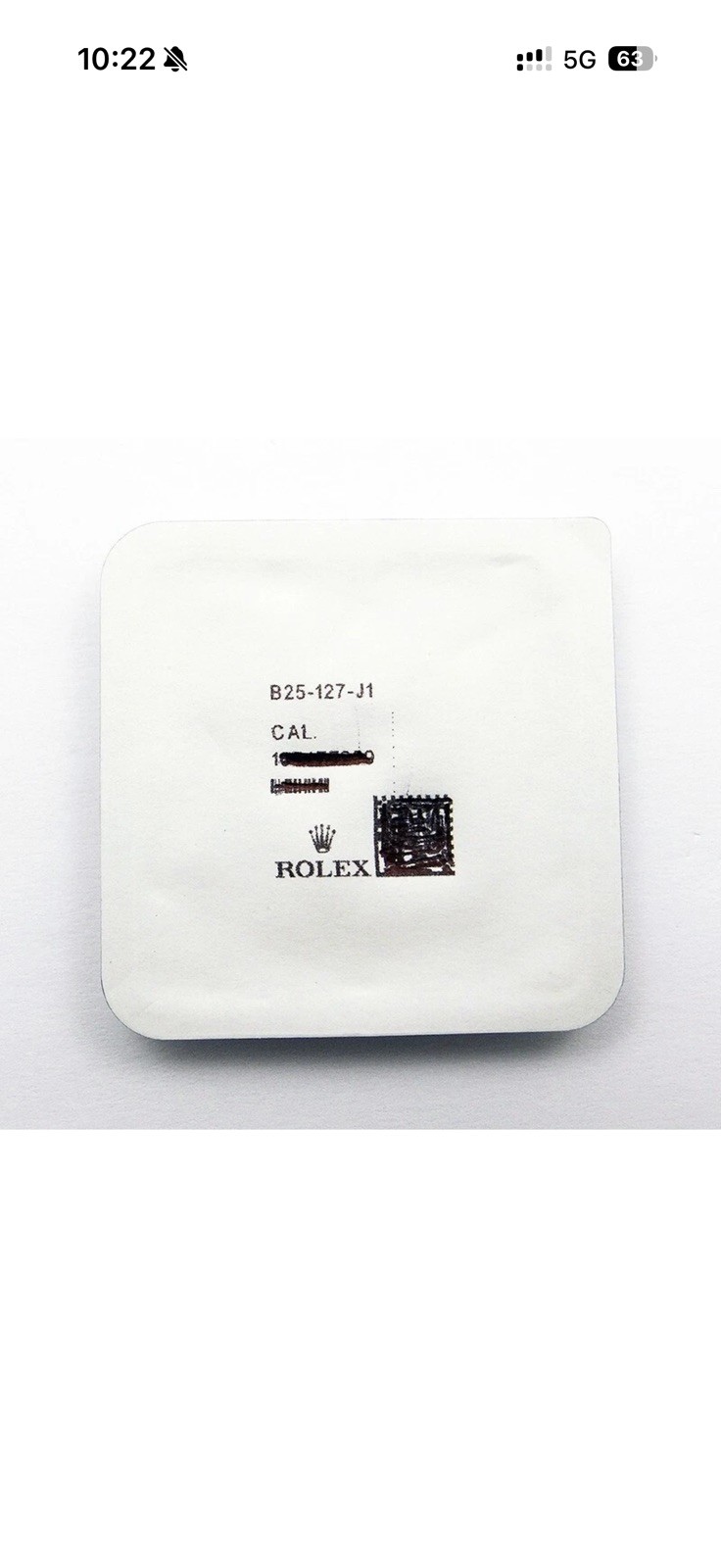 New Genuine Rolex Tropic B25 127 J1 Plexiglass Watch Crystal for Submariner 1680