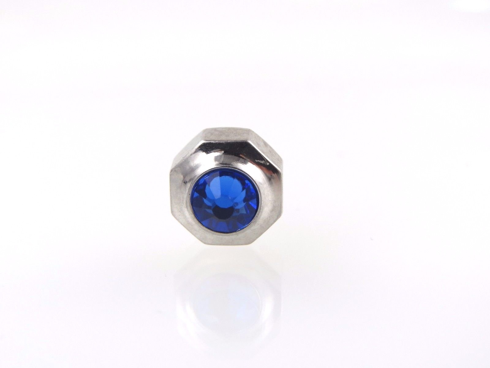 7.5 mm Dustproof Watch Crown With Faceted Stone and Long Post