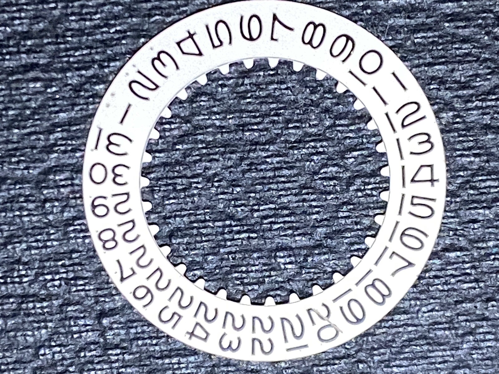 ExRare Original Vintage Rolex Hook Nose 7 Date Wheel, Sub GMT 1675 Nicest Avail