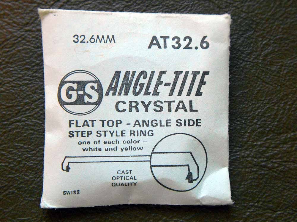 Watch Crystal Angle-Tite AT 2 Tension Rings Germanow Simon GS G-S Vintage NOS