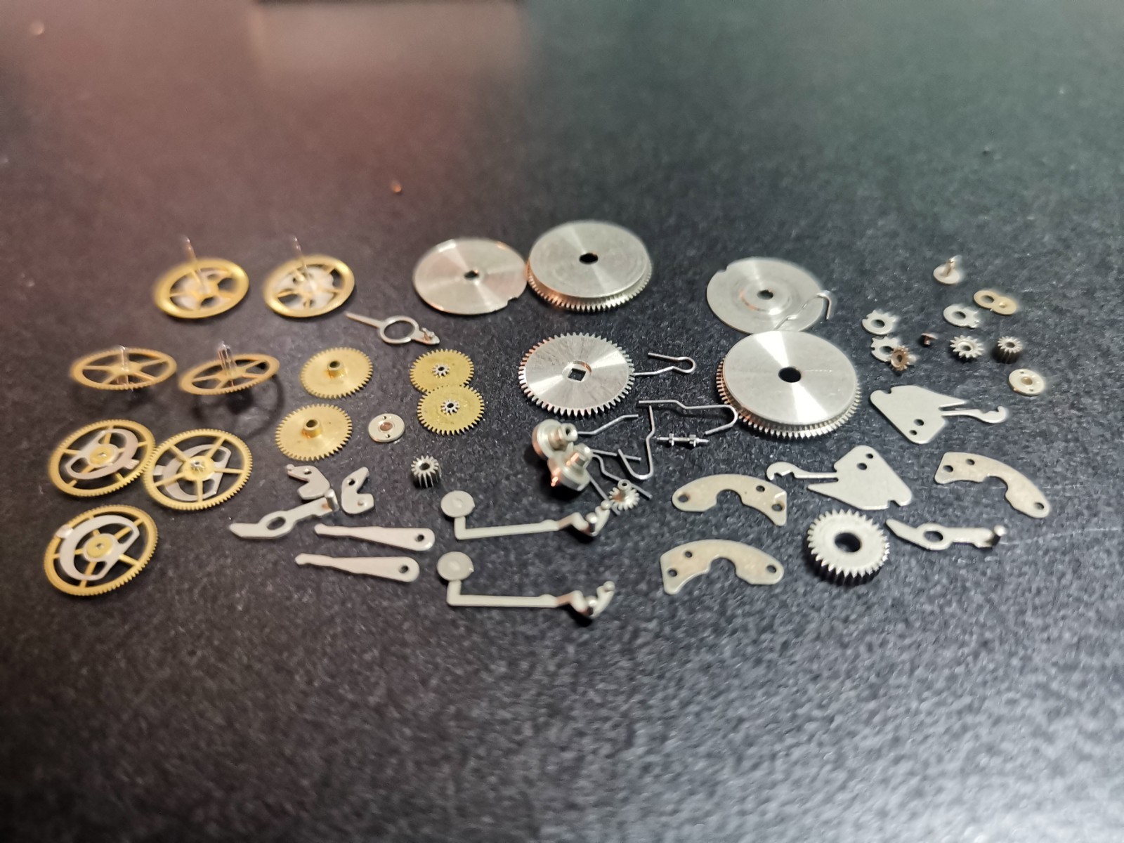 Vintage ETA CAL 1168 Watch Old New Parts.