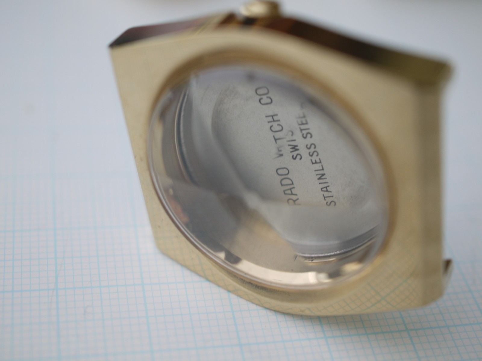 RADO COMPANION 603.3082.2 Automatic Gold Plated Special crysta Ø 34mm Case