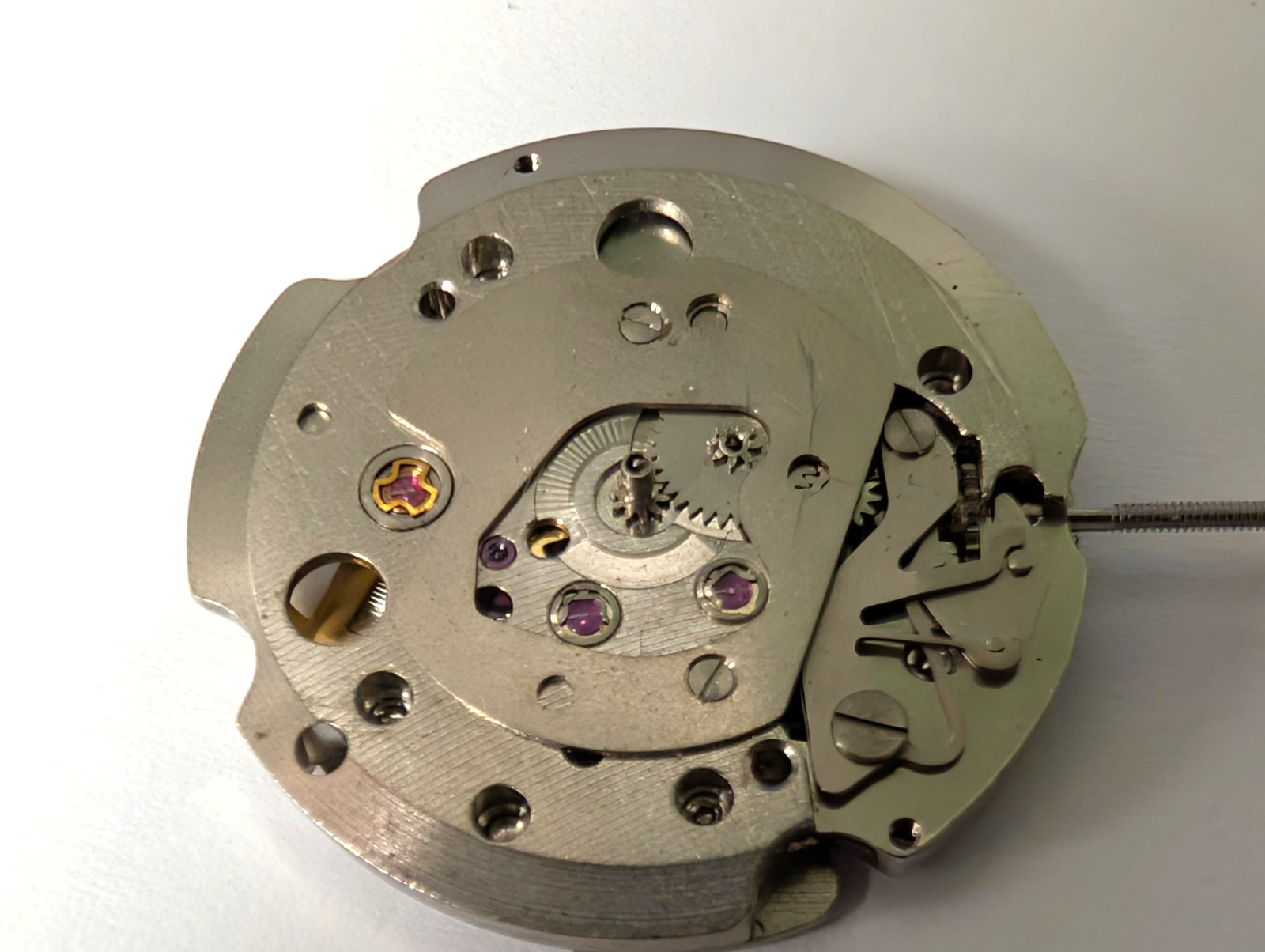 Vintage Unitas/UT 2291 movement, 21 Jewels automatic winding movement, RUNS. nee