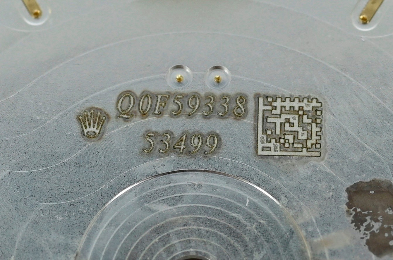 Rolex Factory Day-Date 40 Silver and Gold Luminous Stick 40mm Watch Dial 228238!