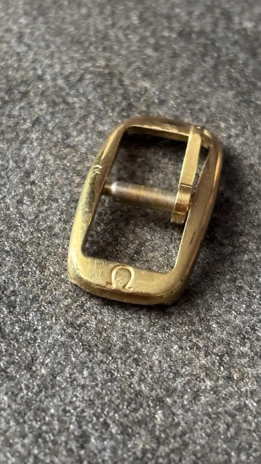 Omega Buckle 8mm Vintage Gold Steel Buckle Gold Original Women Strap