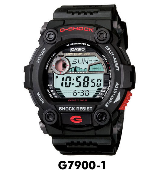 Casio G-Shock G-7900 G7900-1 bezel for watch band black case cover