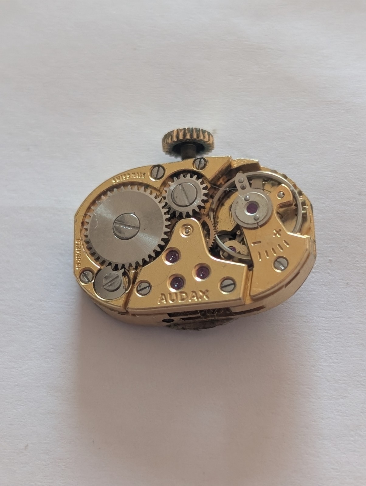 Vintage ETA 2345 Mechanical Watch Movement (Runs)