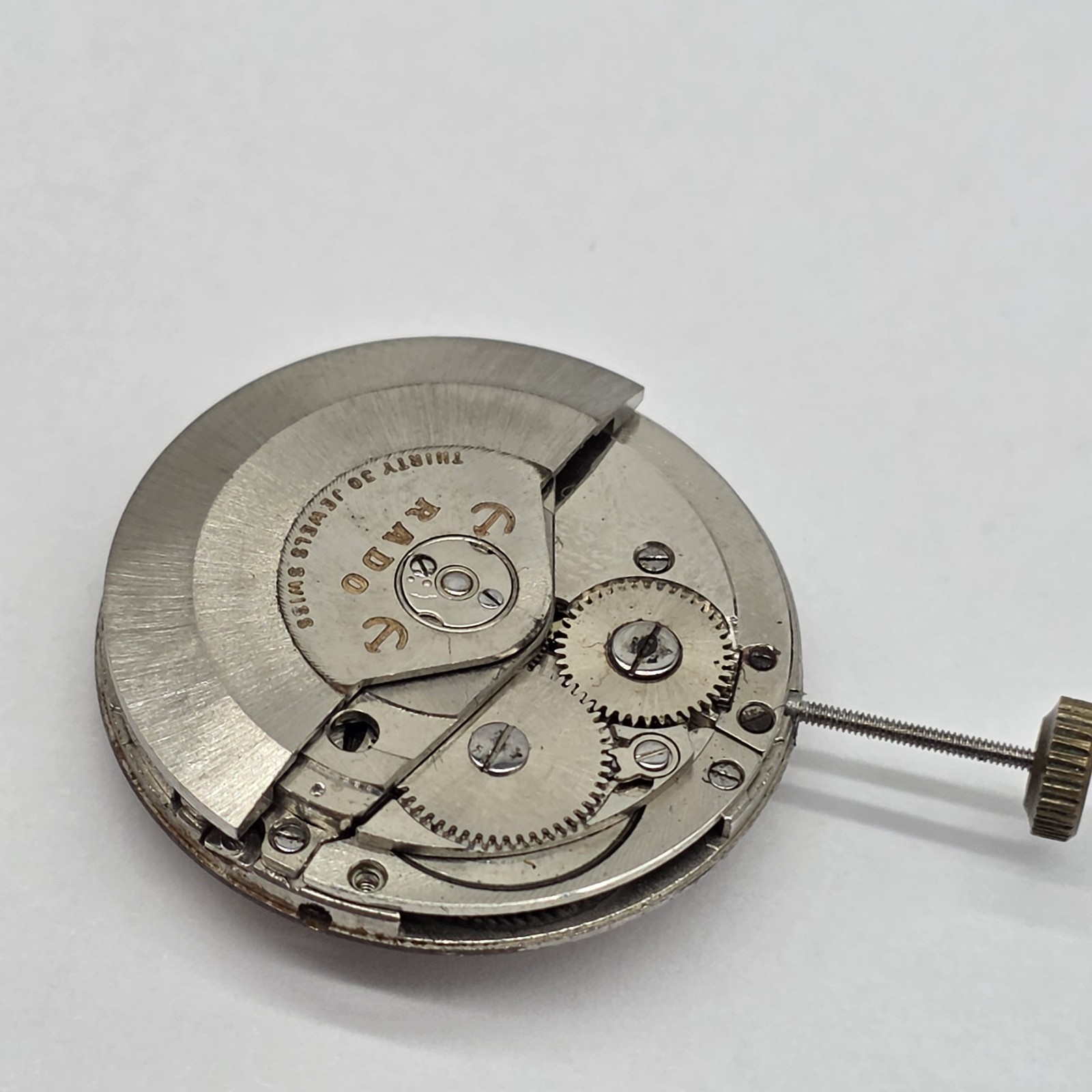 Rado Cal. 1700/01 Automatic Movement 30 Jewels Untested Parts Or Repair #1