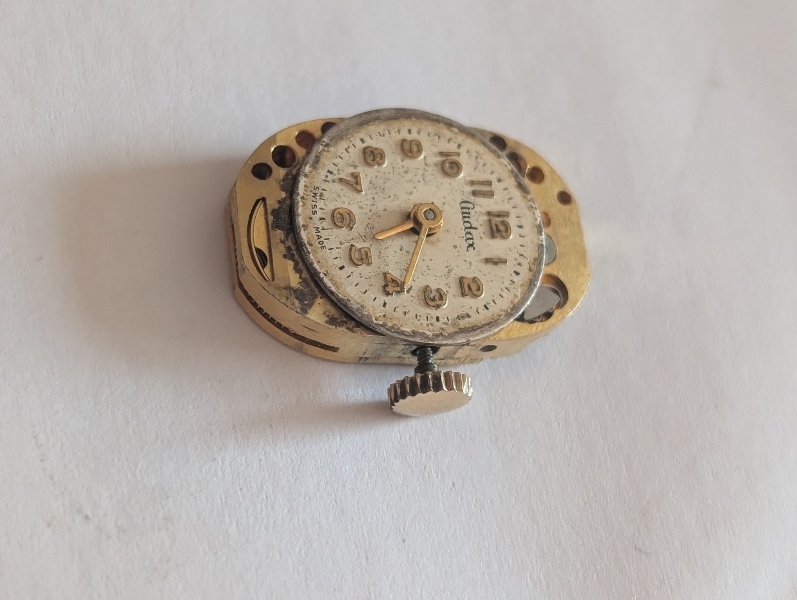 Vintage ETA 2345 Mechanical Watch Movement (Runs)
