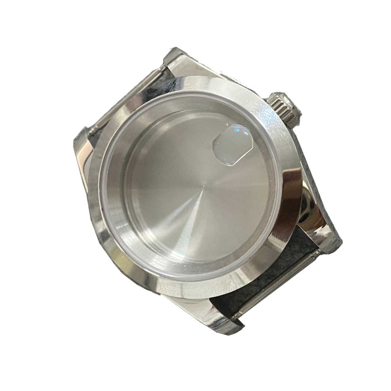 39mm Sapphire Watch Case With Crown & Gasket O-Ring For Seiko NH35/36 Movement B