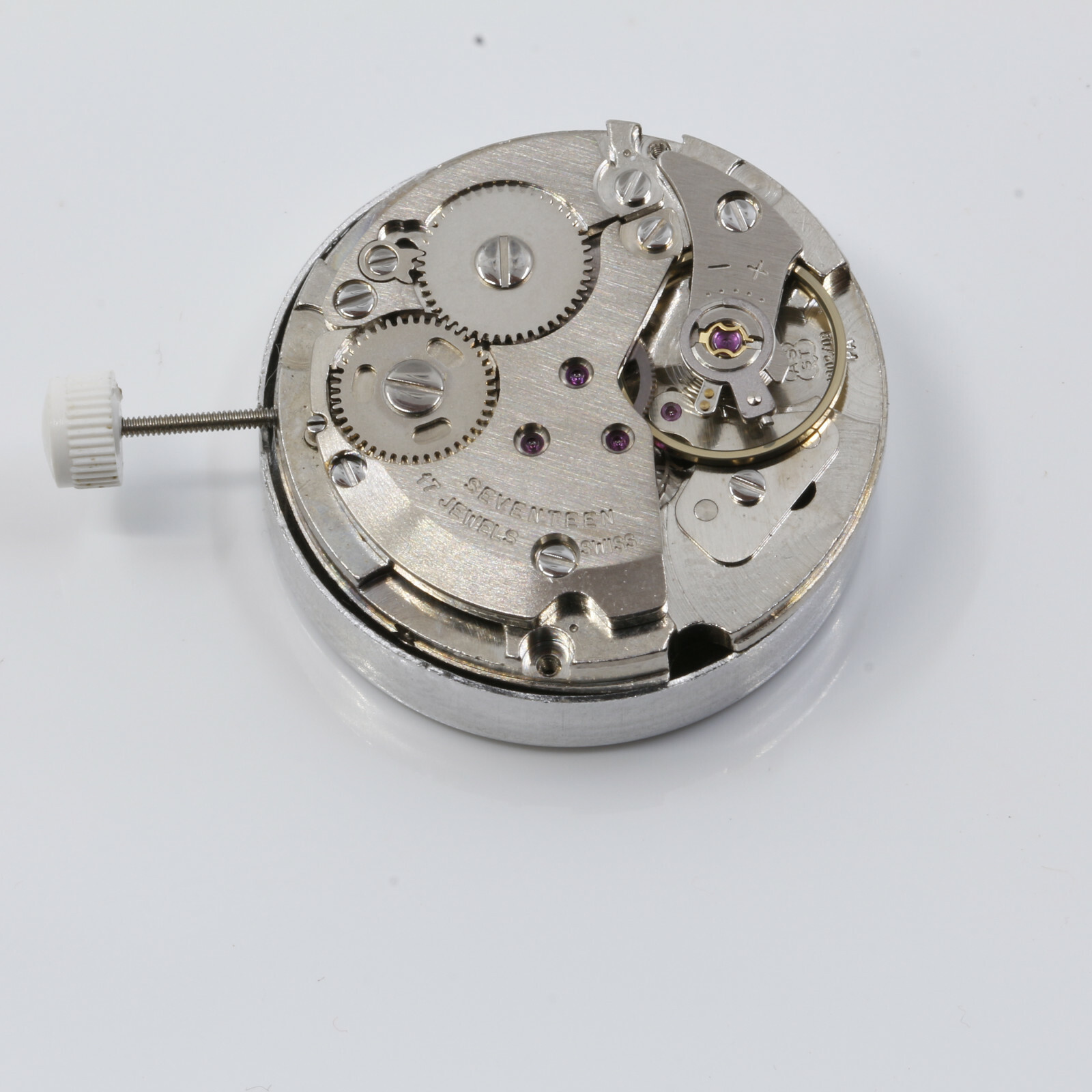 Movement AS 1802 / 03 NOS, Swiss, 17 Jewels Incabloc ST 1802 / 03 Movement