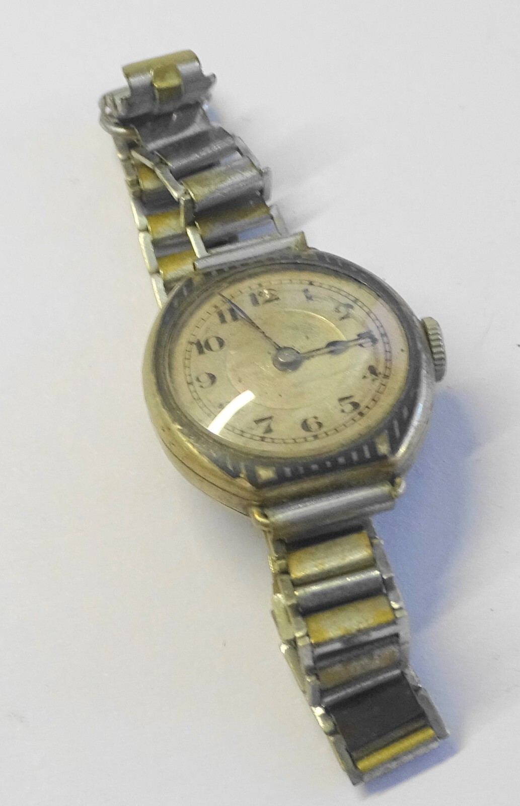 Vintage A Mechanical Watch Movement Silver Case 800