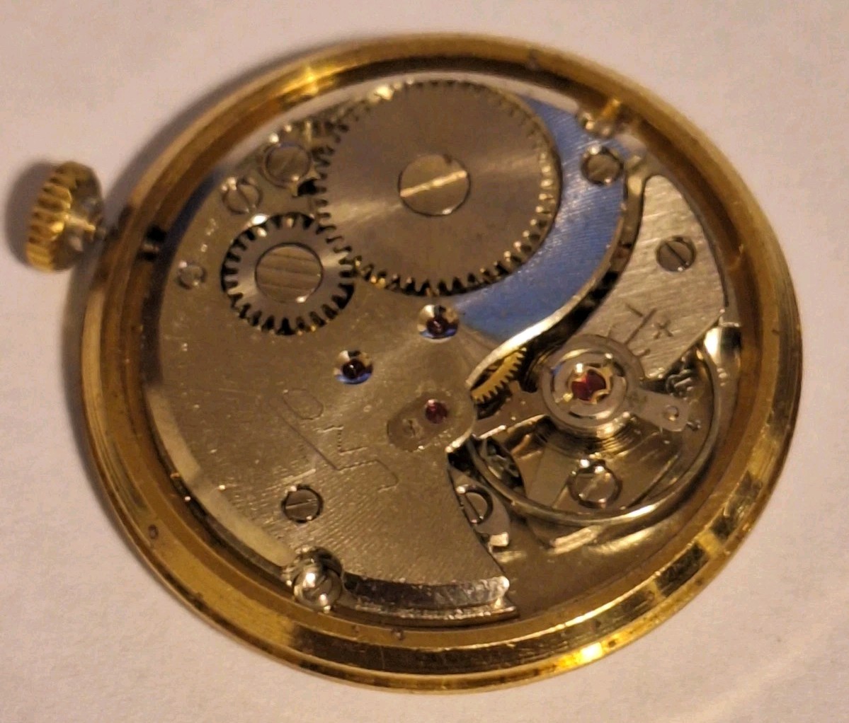 Vintage The Angus 17 Jewels Mechanical Watch Movement (Balance Is Okay)