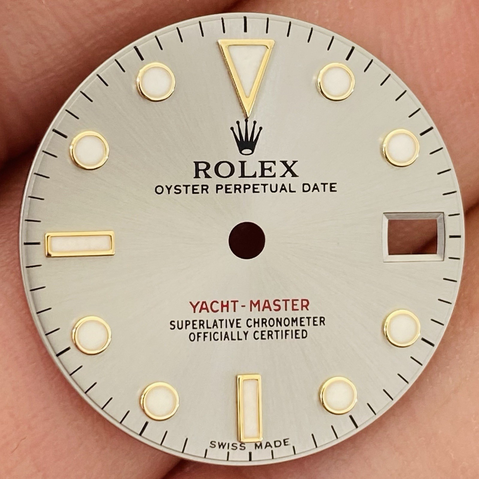 Rolex Silver Dial For Lady Yacht Master 35mm Model 168628 168623 68628 68623