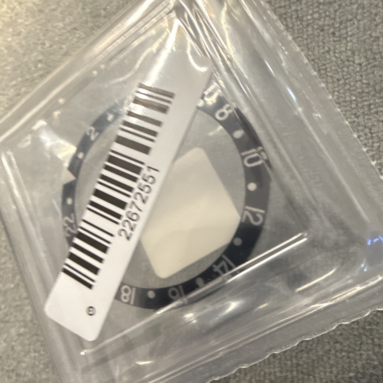 Rolex 16700 Black Aluminum Bezel Insert for Rolex Watch B315-16700-11-A1