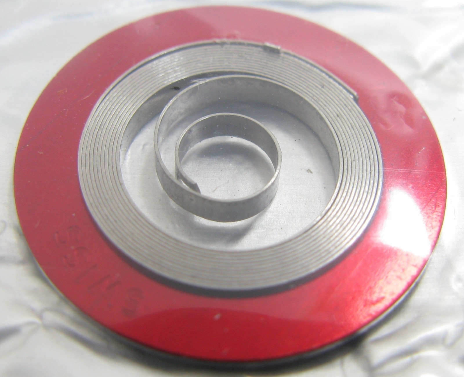 Hamilton 10s watch 6021 T + DB end Mainspring x 1 piece white alloy Newall #617