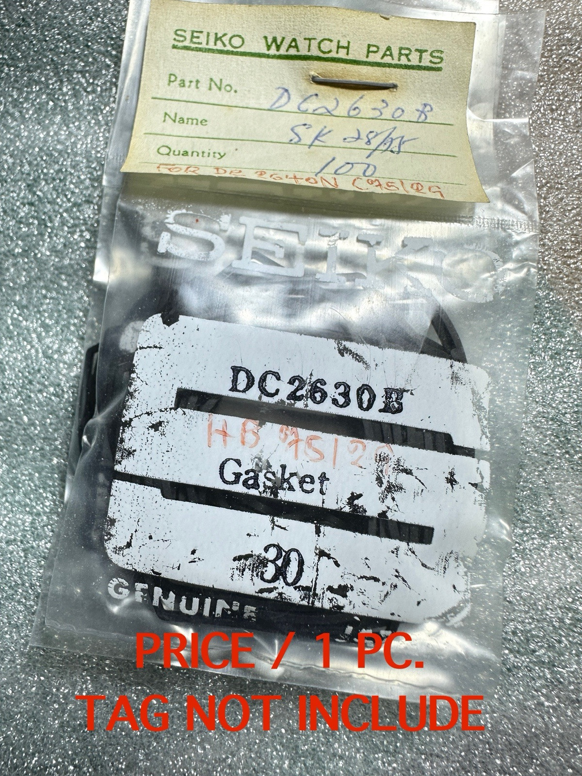 DC2630B ORIGINAL NOS CRYSTAL GASKET FOR KING SEIKO 5606 5625 5626 KS LM