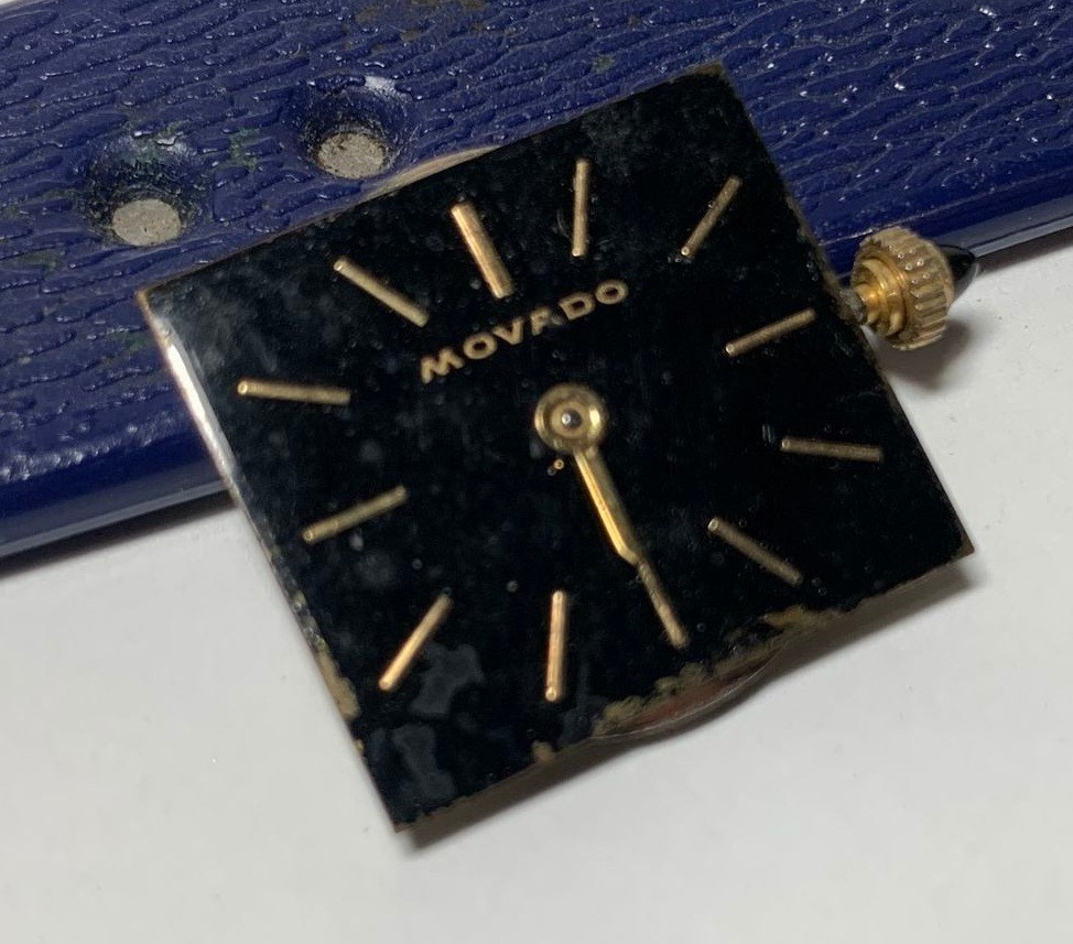 1950s Movado Factories Caliber 248 17 Jewels 9 Lignes Movement & Dial- RUNS !!