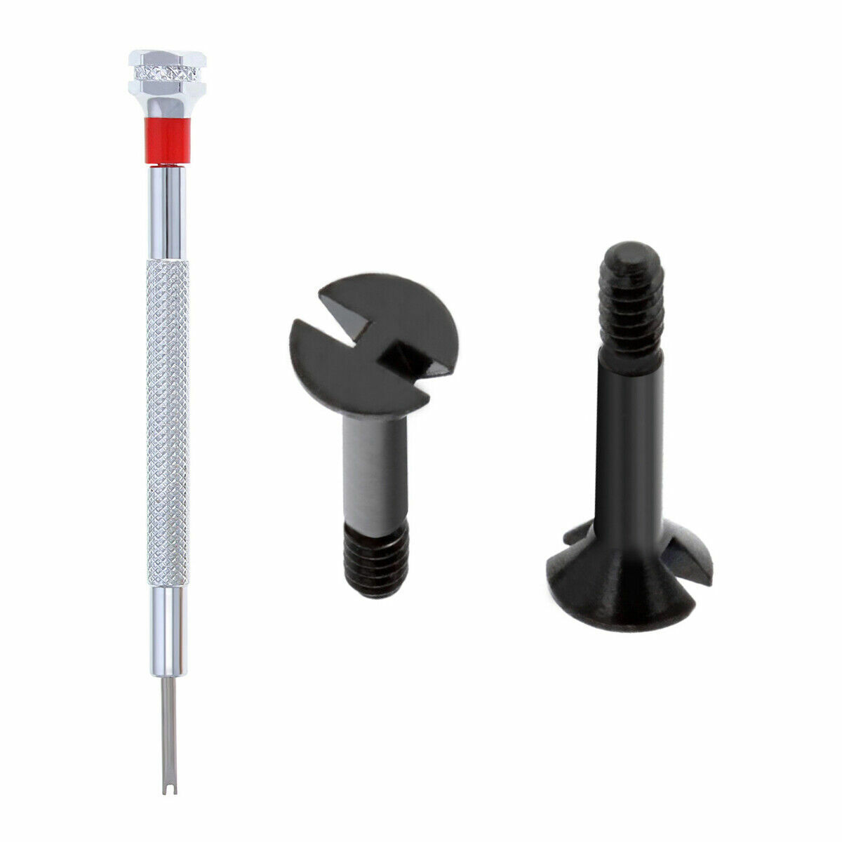 2 SCREW H FOR HUBLOT BIG BANG FIT STRAP BAND + SCREWDRIVER BLACK PVD