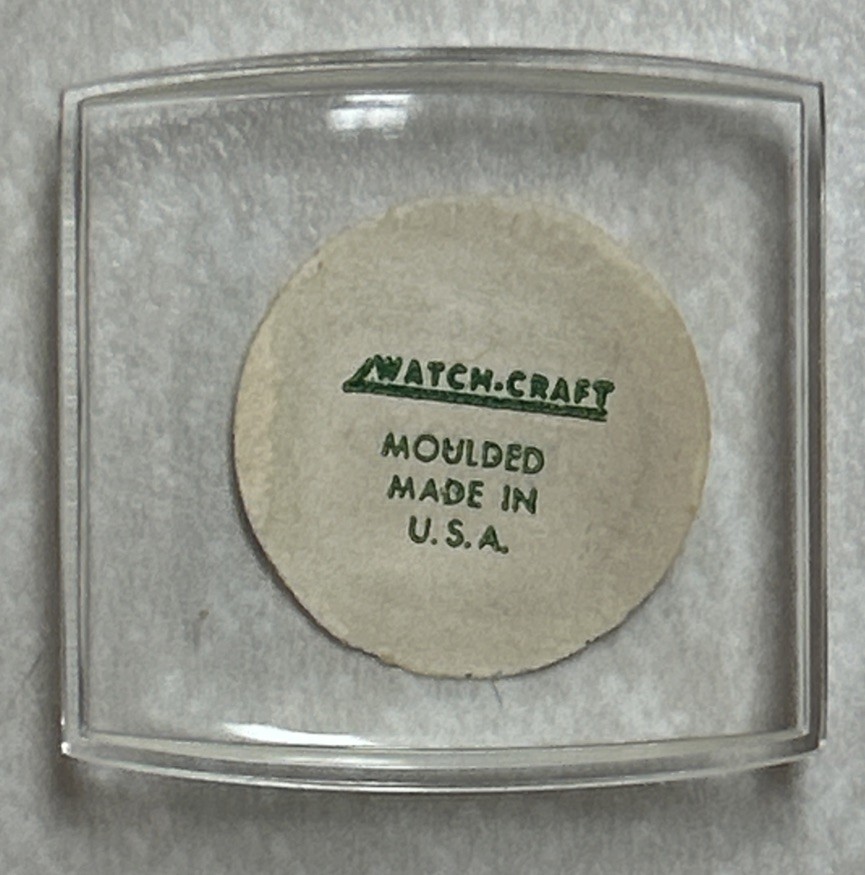 Vtg Genuine Watchcraft For ELGIN P7C224 #217 Watch Crystal W/ Display Box NOS