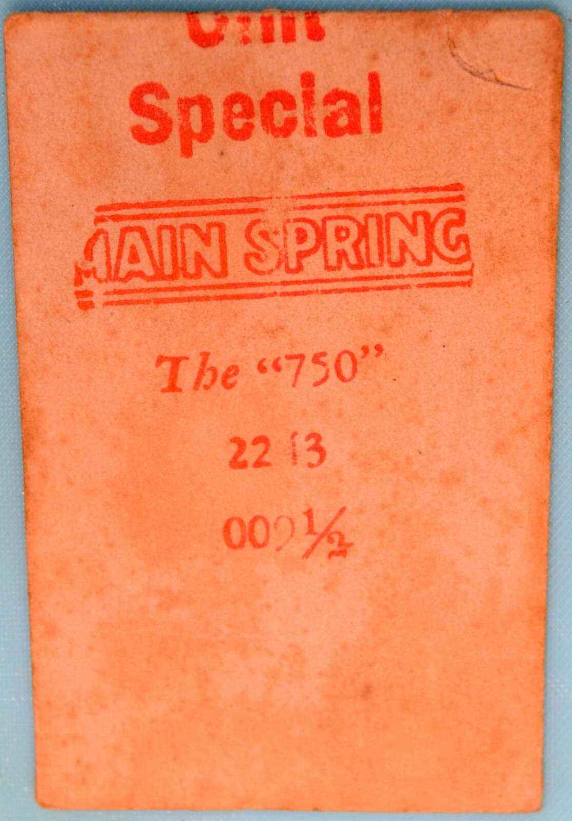 Waltham Wrist Watch Mainsprings