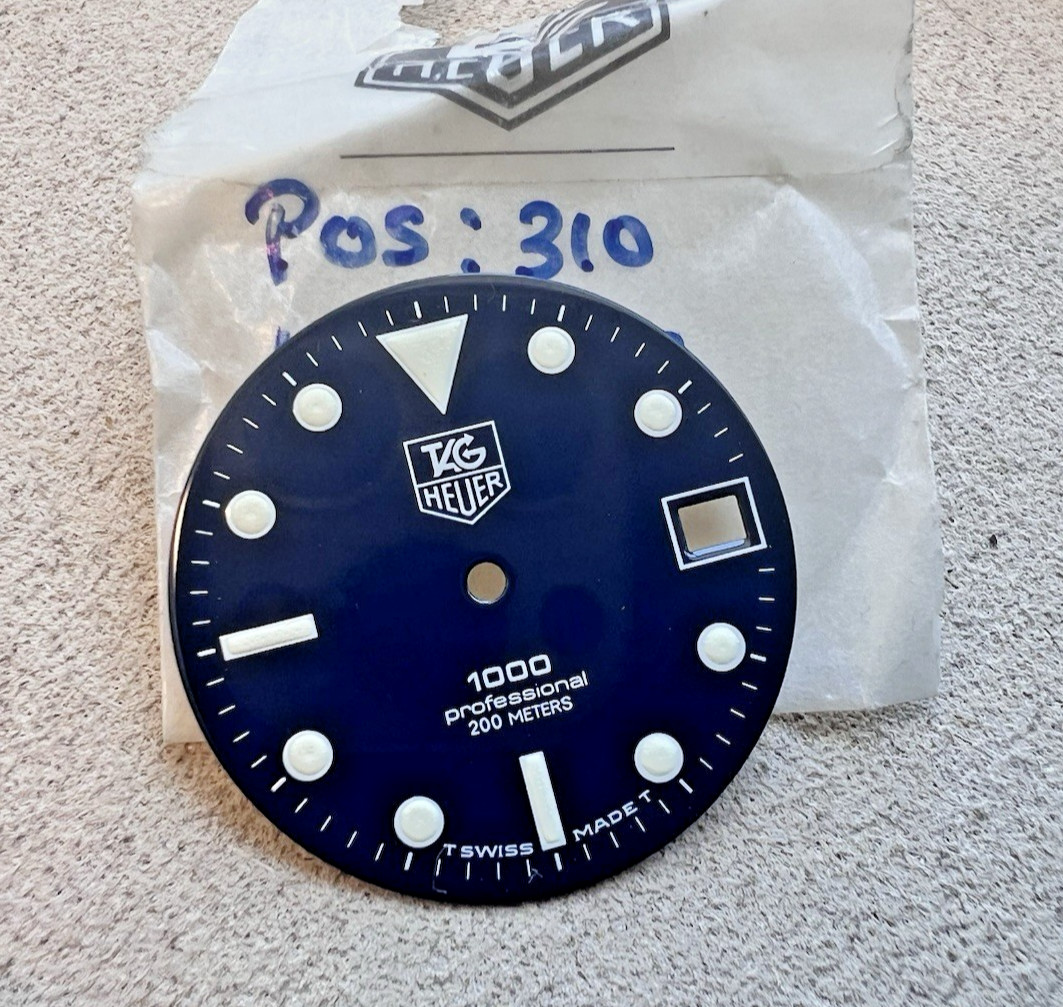 TAG HEUER FACTORY ORIGINAL Ref HX0248 BLUE GLOSS 38MM 1OOO PROFESSIONAL DIVER SM