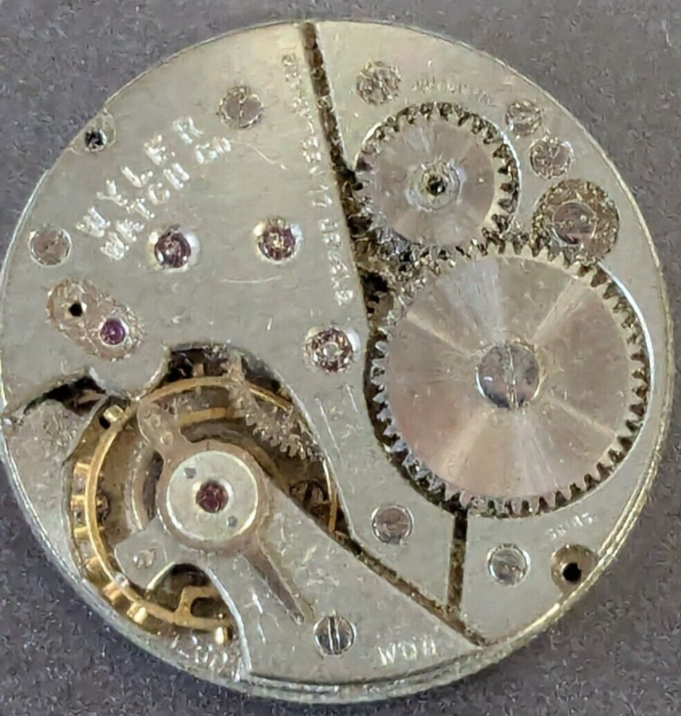 Wyler Incaflex WG23 Watch Movement With Dial For Parts or Repair