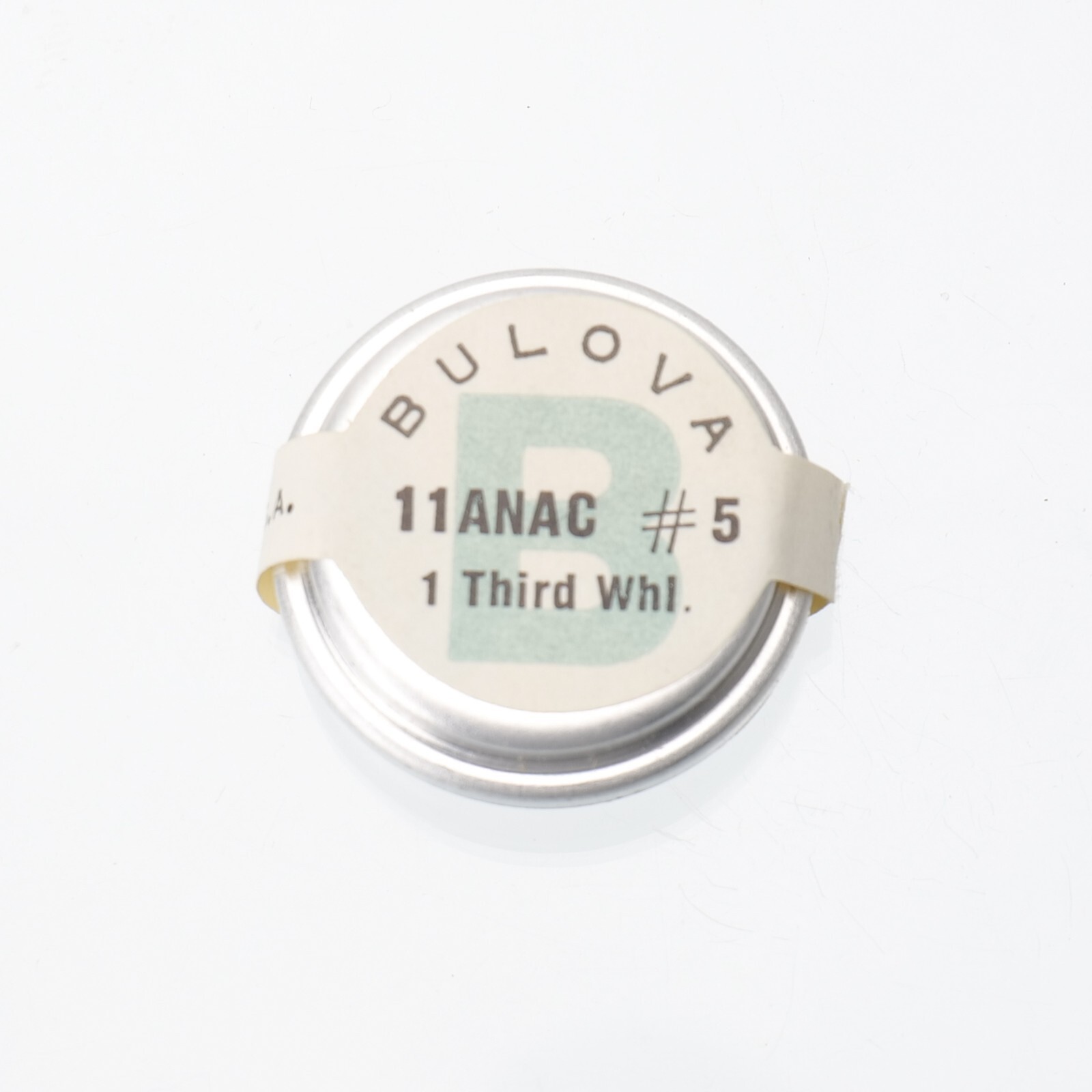 NOS Vintage Bulova 11ANAC Third Wheel #5 Watch Part Watchmakers Sealed (C16D29)