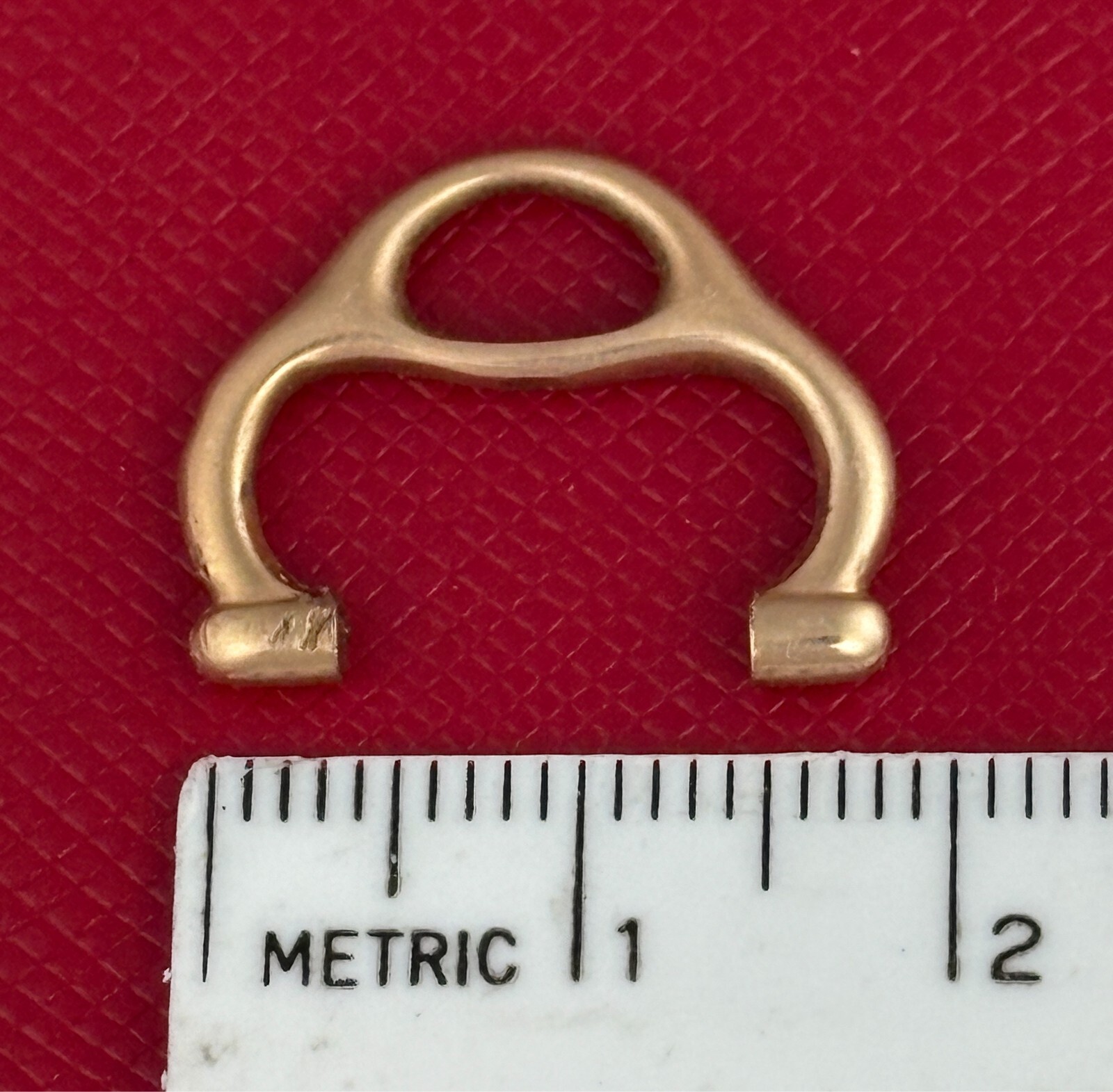 Authentic Webb C. Ball Yellow Gold Filled Stirrup Bow for 16 Size Case